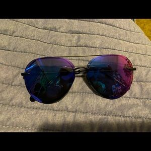 Diff eyewear blue/purple sunglasses